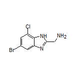 (5-Bromo-7-chloro-1H-benzo[d]imidazol-2-yl)methanamine