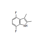 4,7-Difluoro-2,3-dimethyl-1H-indole