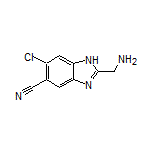 2-(Aminomethyl)-6-chloro-1H-benzo[d]imidazole-5-carbonitrile