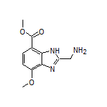 Methyl 2-(Aminomethyl)-4-methoxy-1H-benzo[d]imidazole-7-carboxylate