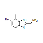 (6-Bromo-7-methyl-1H-benzo[d]imidazol-2-yl)methanamine
