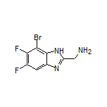 (7-Bromo-5,6-difluoro-1H-benzo[d]imidazol-2-yl)methanamine
