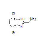 (4-Bromo-7-chloro-1H-benzo[d]imidazol-2-yl)methanamine