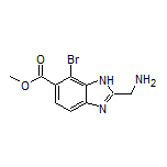 Methyl 2-(Aminomethyl)-7-bromo-1H-benzo[d]imidazole-6-carboxylate