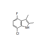 7-Chloro-4-fluoro-2,3-dimethyl-1H-indole