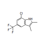 7-Chloro-2,3-dimethyl-5-(trifluoromethyl)-1H-indole