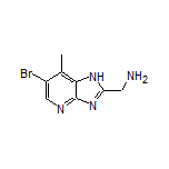 (6-Bromo-7-methyl-1H-imidazo[4,5-b]pyridin-2-yl)methanamine