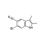 6-Bromo-2,3-dimethyl-1H-indole-5-carbonitrile