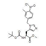 Methyl Na-Boc-Np-(3-methyl-4-nitrobenzyl)-L-histidinate