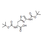(R)-2-(Boc-amino)-3-[4-(Boc-amino)-2-thiazolyl]propanoic Acid
