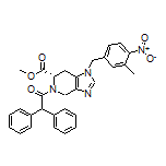 Methyl (S)-5-(2,2-Diphenylacetyl)-1-(3-methyl-4-nitrobenzyl)-4,5,6,7-tetrahydro-1H-imidazo[4,5-c]pyridine-6-carboxylate