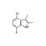 4-Chloro-7-fluoro-2,3-dimethyl-1H-indole