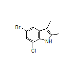 5-Bromo-7-chloro-2,3-dimethyl-1H-indole