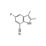 5-Fluoro-2,3-dimethyl-1H-indole-7-carbonitrile