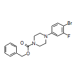 1-(4-Bromo-3-fluorophenyl)-4-Cbz-piperazine
