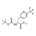 Methyl (R)-2-(Boc-amino)-3-[6-(trifluoromethyl)-3-pyridyl]propanoate