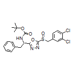 N-Boc-1-[5-[(3,4-dichlorobenzyl)sulfinyl]-1,3,4-oxadiazol-2-yl]-2-phenylethanamine