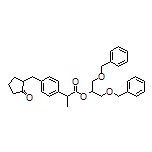 1,3-Bis(benzyloxy)propan-2-yl 2-[4-[(2-Oxocyclopentyl)methyl]phenyl]propanoate