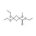 Ethyl 3,3-Diethoxy-1-(methylthio)cyclobutanecarboxylate