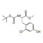 Methyl (S)-2-(Boc-amino)-3-(2-chloro-4-hydroxyphenyl)propanoate