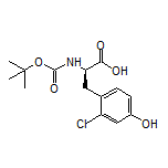 (R)-2-(Boc-amino)-3-(2-chloro-4-hydroxyphenyl)propanoic Acid