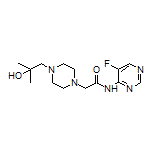 N-(5-Fluoropyrimidin-4-yl)-2-[4-(2-hydroxy-2-methylpropyl)piperazin-1-yl]acetamide