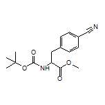 Methyl 2-(Boc-amino)-3-(4-cyanophenyl)propanoate