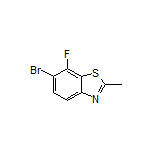 6-Bromo-7-fluoro-2-methylbenzo[d]thiazole