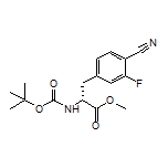 Methyl (R)-2-(Boc-amino)-3-(4-cyano-3-fluorophenyl)propanoate