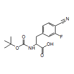 2-(Boc-amino)-3-(4-cyano-3-fluorophenyl)propanoic Acid