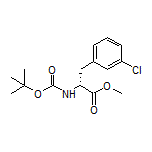 Methyl (R)-2-(Boc-amino)-3-(3-chlorophenyl)propanoate