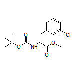 Methyl 2-(Boc-amino)-3-(3-chlorophenyl)propanoate