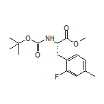 Methyl (S)-2-(Boc-amino)-3-(2-fluoro-4-methylphenyl)propanoate