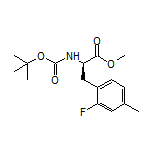Methyl (R)-2-(Boc-amino)-3-(2-fluoro-4-methylphenyl)propanoate