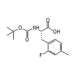 (S)-2-(Boc-amino)-3-(2-fluoro-4-methylphenyl)propanoic Acid