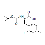 (R)-2-(Boc-amino)-3-(2-fluoro-4-methylphenyl)propanoic Acid