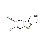 7-Chloro-2,3,4,5-tetrahydro-1H-pyrido[4,3-b]indole-8-carbonitrile