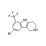 8-Bromo-6-(trifluoromethyl)-2,3,4,5-tetrahydro-1H-pyrido[4,3-b]indole