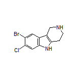 8-Bromo-7-chloro-2,3,4,5-tetrahydro-1H-pyrido[4,3-b]indole