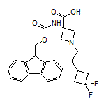 3-(Fmoc-amino)-1-[2-(3,3-difluorocyclobutyl)ethyl]azetidine-3-carboxylic Acid