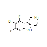 8-Bromo-7,9-difluoro-2,3,4,5-tetrahydro-1H-pyrido[4,3-b]indole