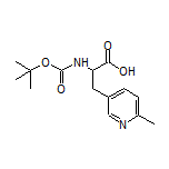 2-(Boc-amino)-3-(6-methylpyridin-3-yl)propanoic Acid