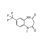1-Methyl-7-(trifluoromethyl)-1H-benzo[b][1,4]diazepine-2,4(3H,5H)-dione