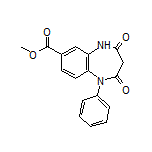 Methyl 2,4-Dioxo-1-phenyl-2,3,4,5-tetrahydro-1H-benzo[b][1,4]diazepine-7-carboxylate