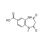 1-Methyl-2,4-dioxo-2,3,4,5-tetrahydro-1H-benzo[b][1,4]diazepine-7-carboxylic Acid