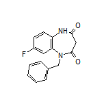 1-Benzyl-8-fluoro-1H-benzo[b][1,4]diazepine-2,4(3H,5H)-dione