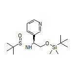 (S)-N-[(S)-2-[(tert-butyldimethylsilyl)oxy]-1-(pyridin-3-yl)ethyl]-2-methylpropane-2-sulfinamide