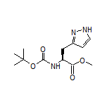 Methyl (S)-2-(Boc-amino)-3-(3-pyrazolyl)propanoate
