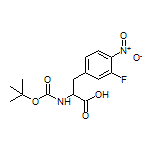 2-(Boc-amino)-3-(3-fluoro-4-nitrophenyl)propanoic Acid