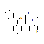 Methyl 2-[(Diphenylmethylene)amino]-2-methyl-3-(pyridin-4-yl)propanoate